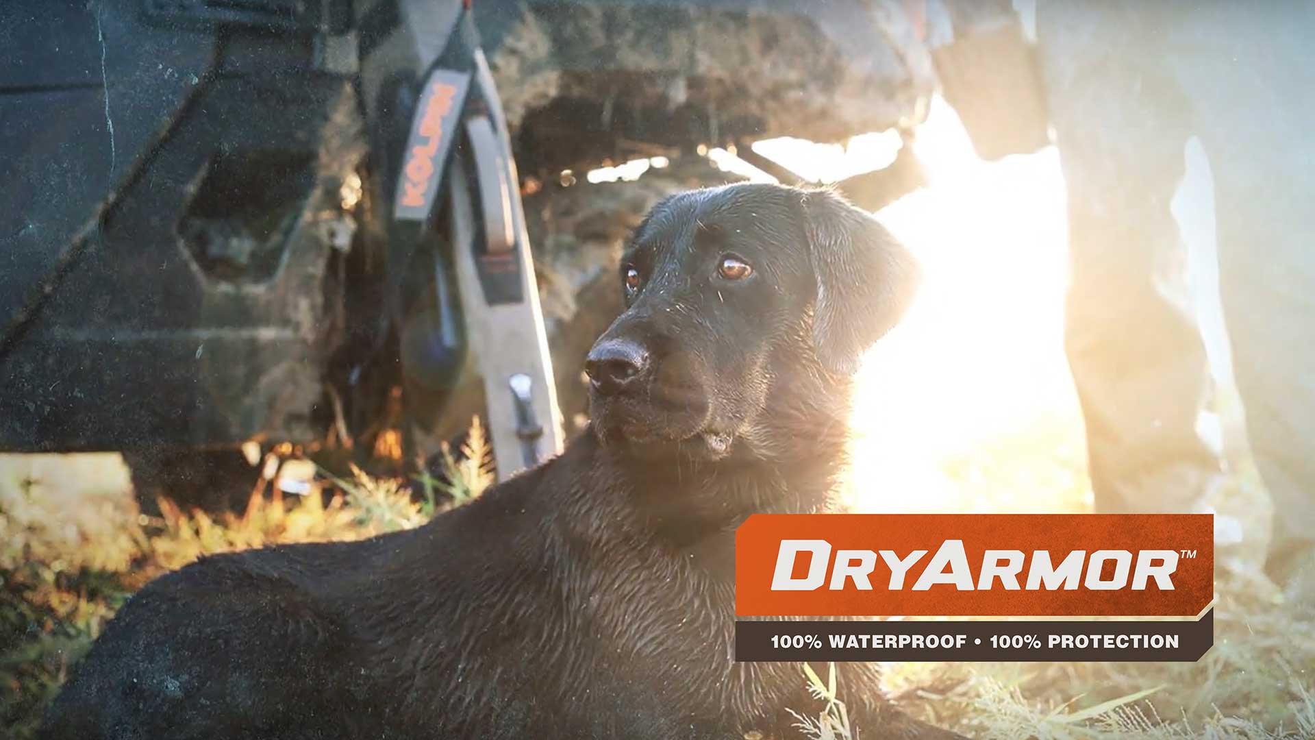 Kolpin Outdoors Brand dry armor identity design